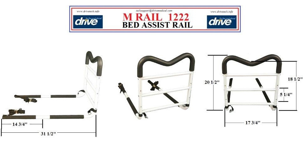 Drive Home Bed Assist Handle MRail 1222P