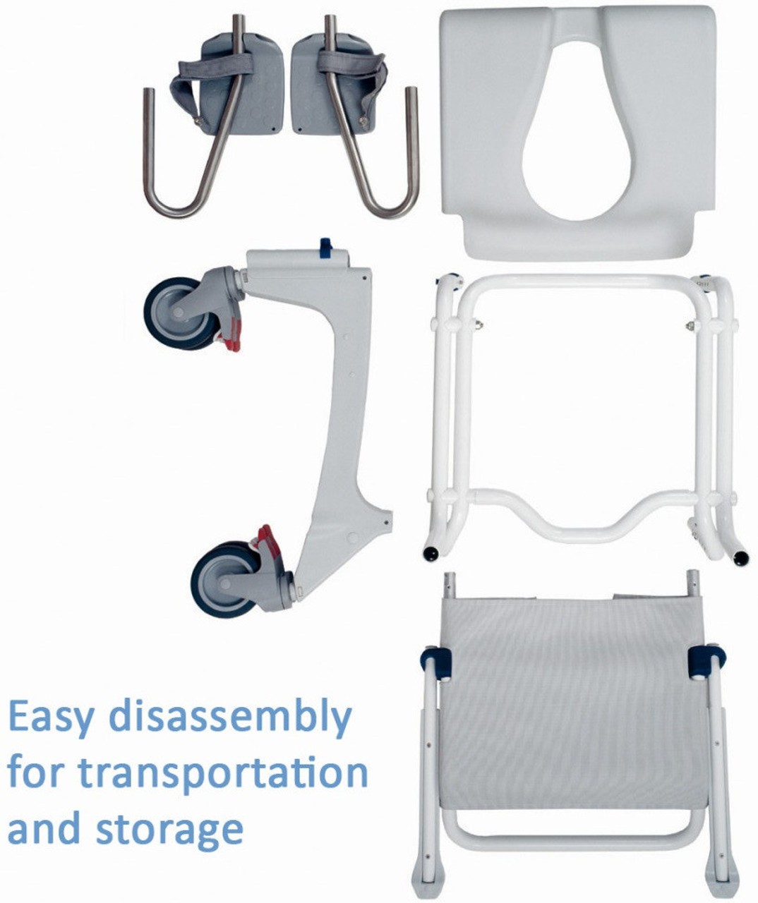 Aquatec Ocean Ergo Shower Commode Chair by Invacare