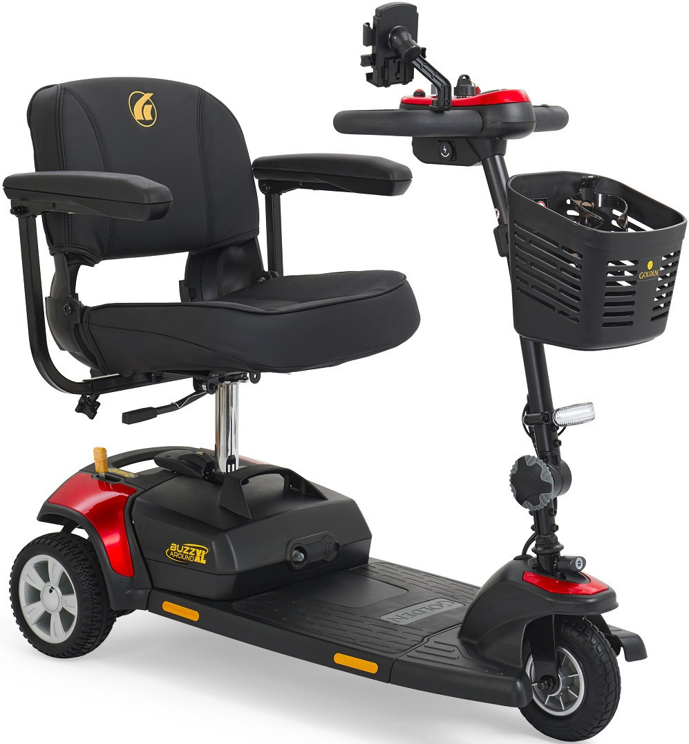Golden GB121B-STD BuzzAround XL Mobility Scooter 3-Wheel