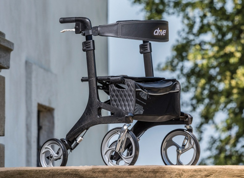 Drive Nitro Elite CF Carbon Fiber Rollator Walker RTL10266CF