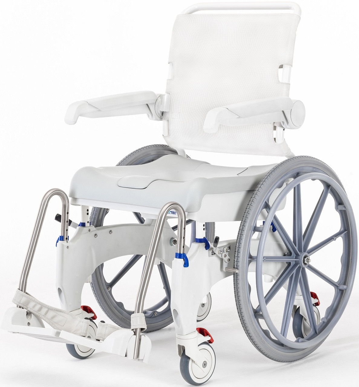 Aquatec Ocean Ergo Shower Commode Self Propel Chair by Invacare