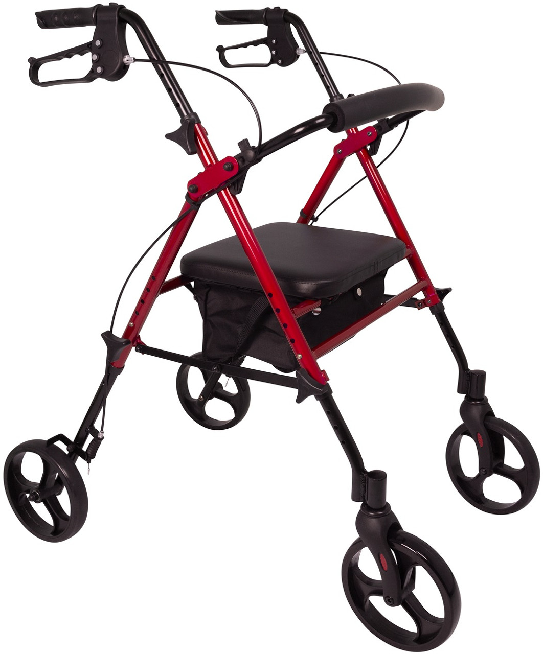 Probasics Deluxe Height Adjustable Aluminum Rollator RLAA8