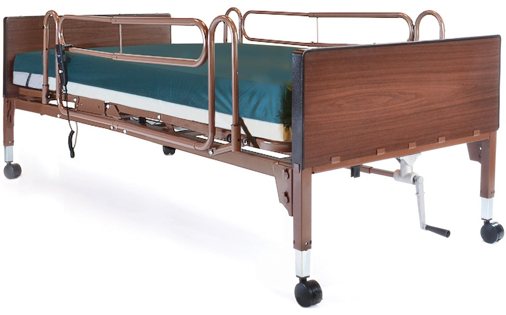 Probasics Semi Electric Bed Package with Mattress and Bed Rails