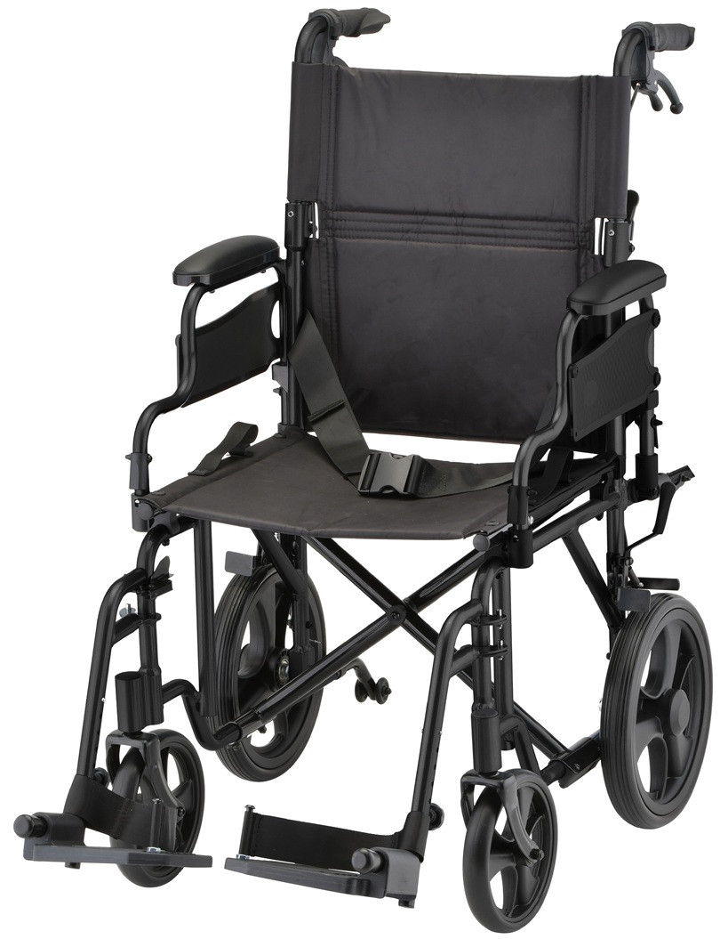 Nova 353 Transport Chair with Flip Up Desk Arms