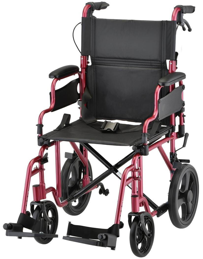 Nova 353 Transport Chair with Flip Up Desk Arms