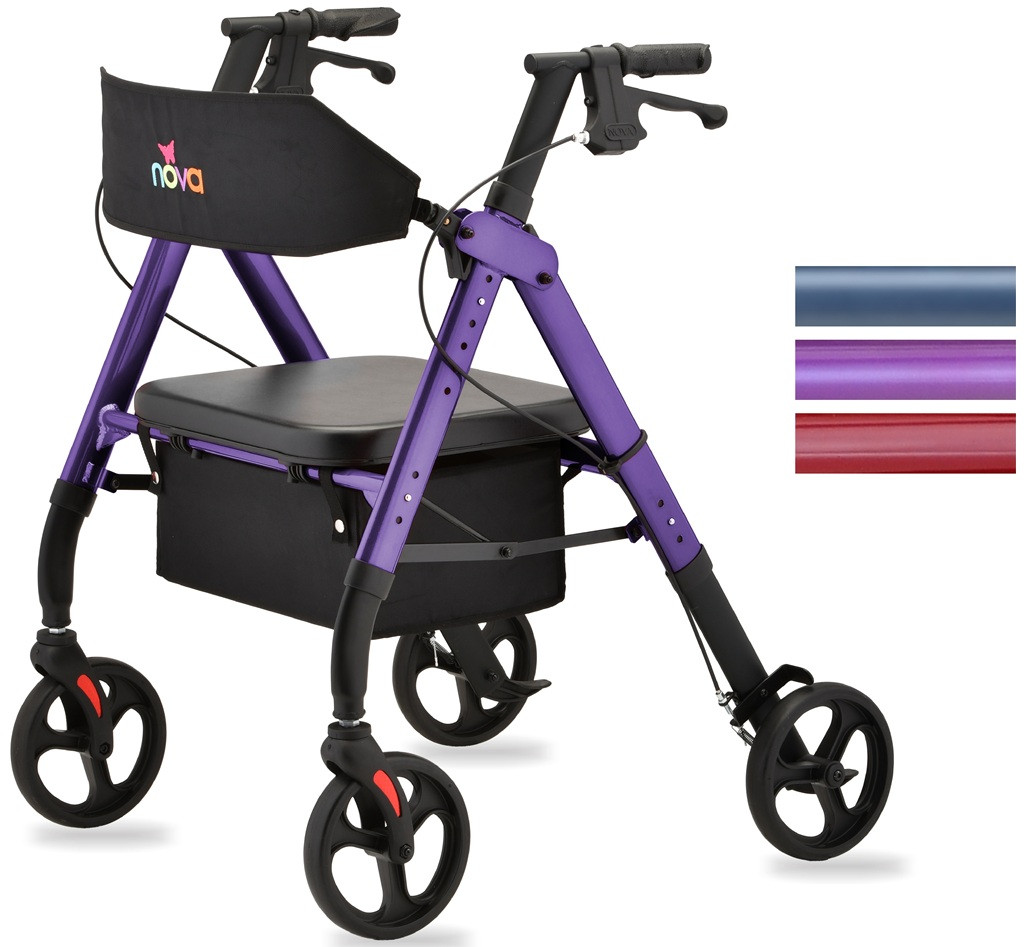 バッグ Nao the sky walker Nova 4259 STAR HD Heavy Duty Rollator Extra Wide Backrest