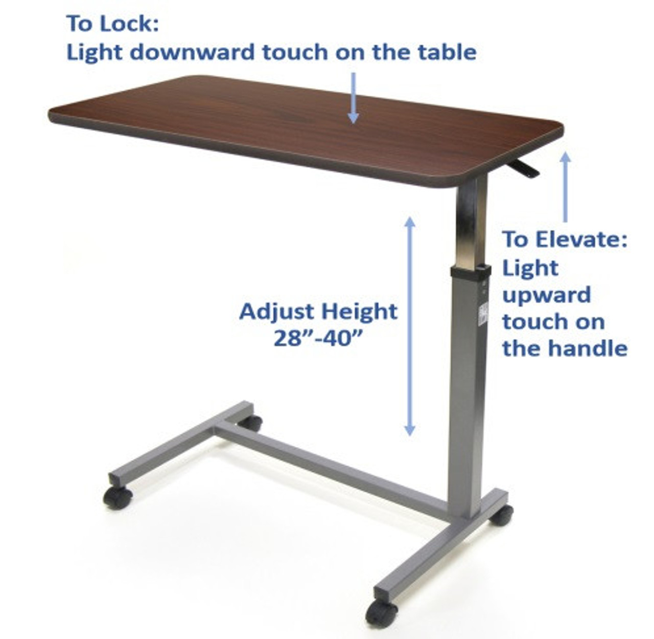 Invacare Mobile Table Auto Touch 6417