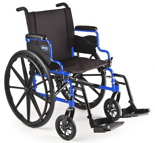 Invel スポーツリチャージ　ブルー Invacare 9000 XT Lightweight Manual Wheelchair