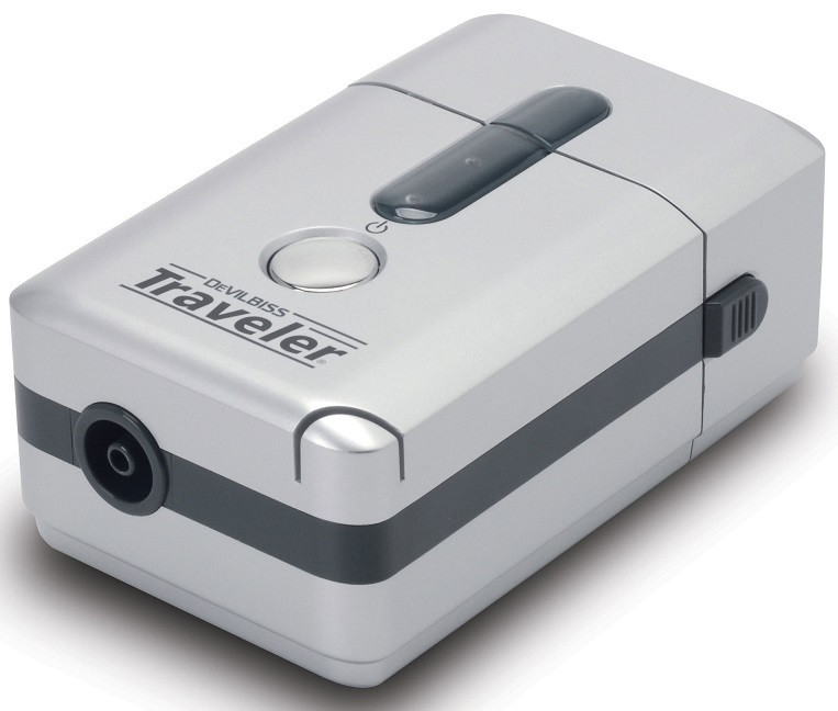 DeVilbiss Traveler Portable Compressor Nebulizer with Battery 6910P-DR