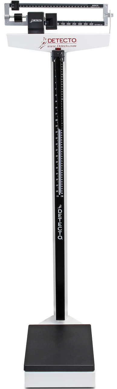 Detecto Solo Digital Eye Level Physician Scale with Height Rod
