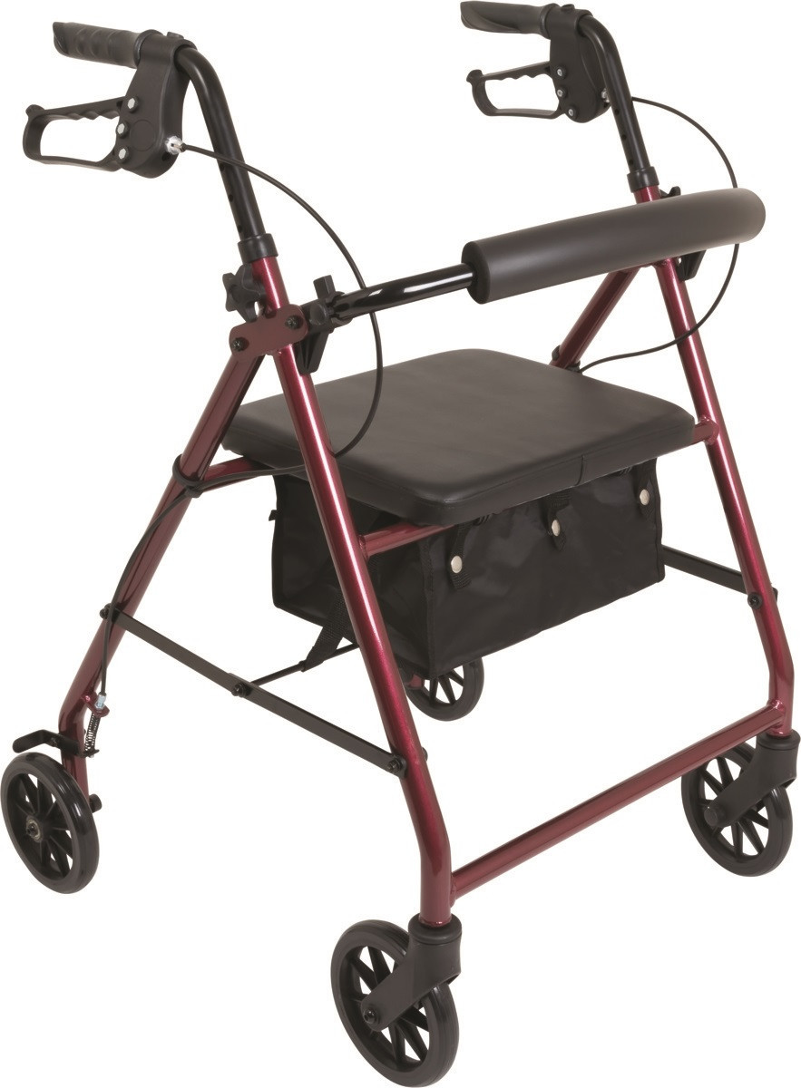Aluminum Rollator with 6