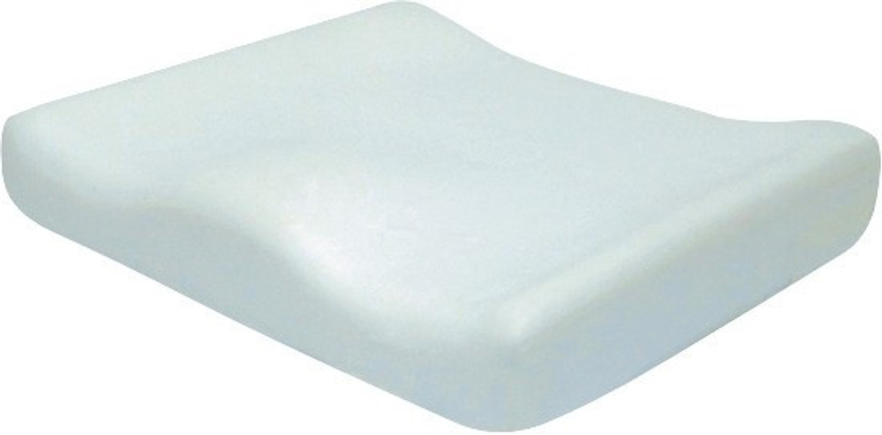 drive Contoured Seat Cushion - Molded Foam, Great for Wheelchairs - 18 in x  16 in x 2 in - Simply Medical