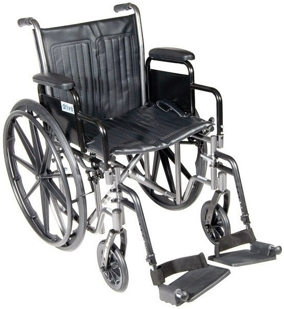 Drive Silver Sport 2 Manual Wheelchair with Removable Arms