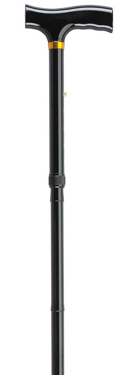 Aluminum Folding Canes, Height Adjustable, Black — Mountainside Medical  Equipment