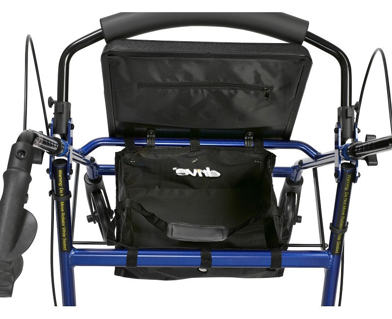 Drive R726 Aluminum Rollator w/ Padded Seat, 6