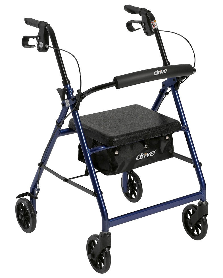 【新品】Riprap HARTWELL サイズ7 ２６.0センチ Drive R726 Aluminum Rollator w/ Padded Seat, 6