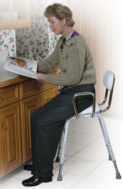 A型スツール　H Drive 12455 All Purpose Stool Adjustable w/ Arms Tall
