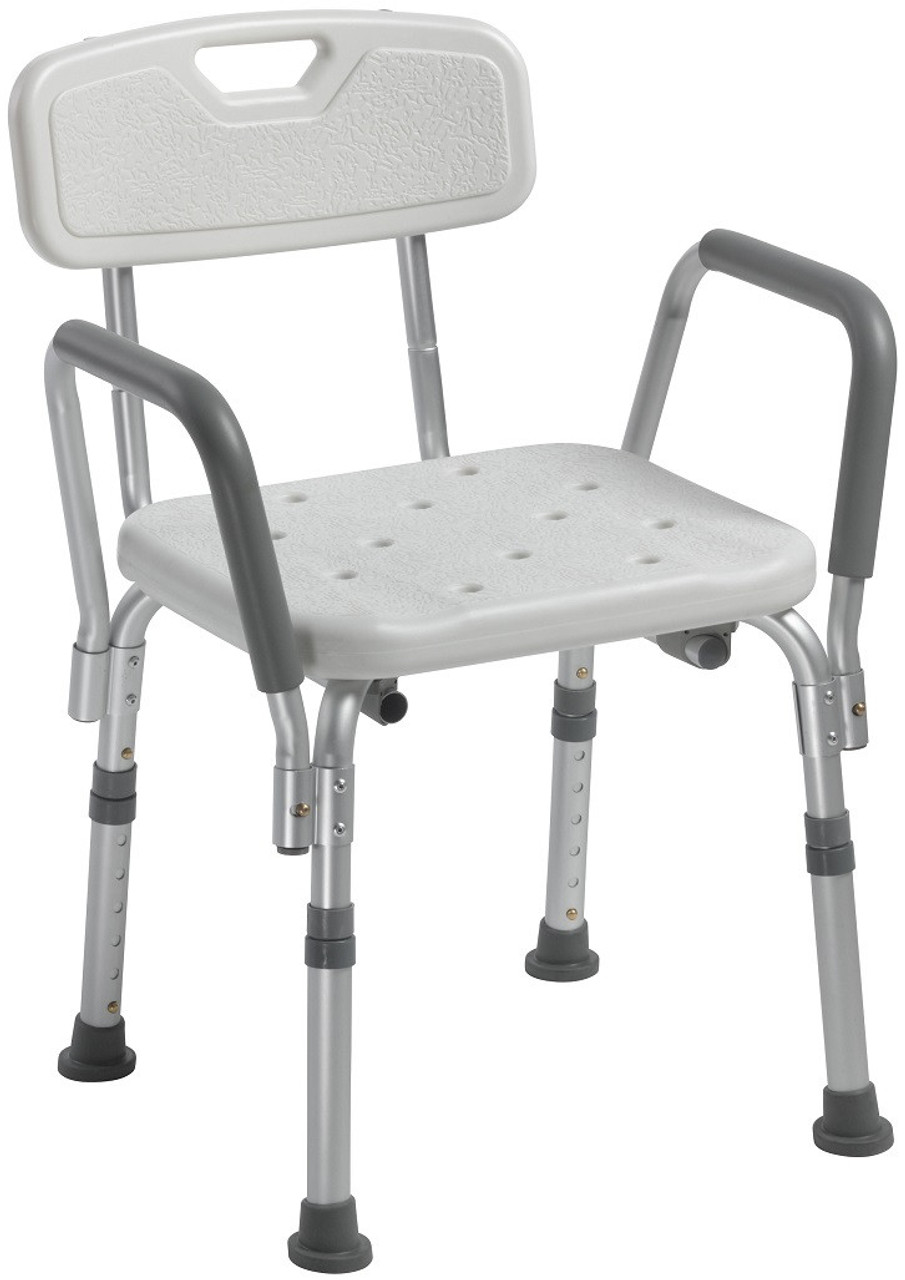 Drive 12445KD Shower Chair with Back and Arms