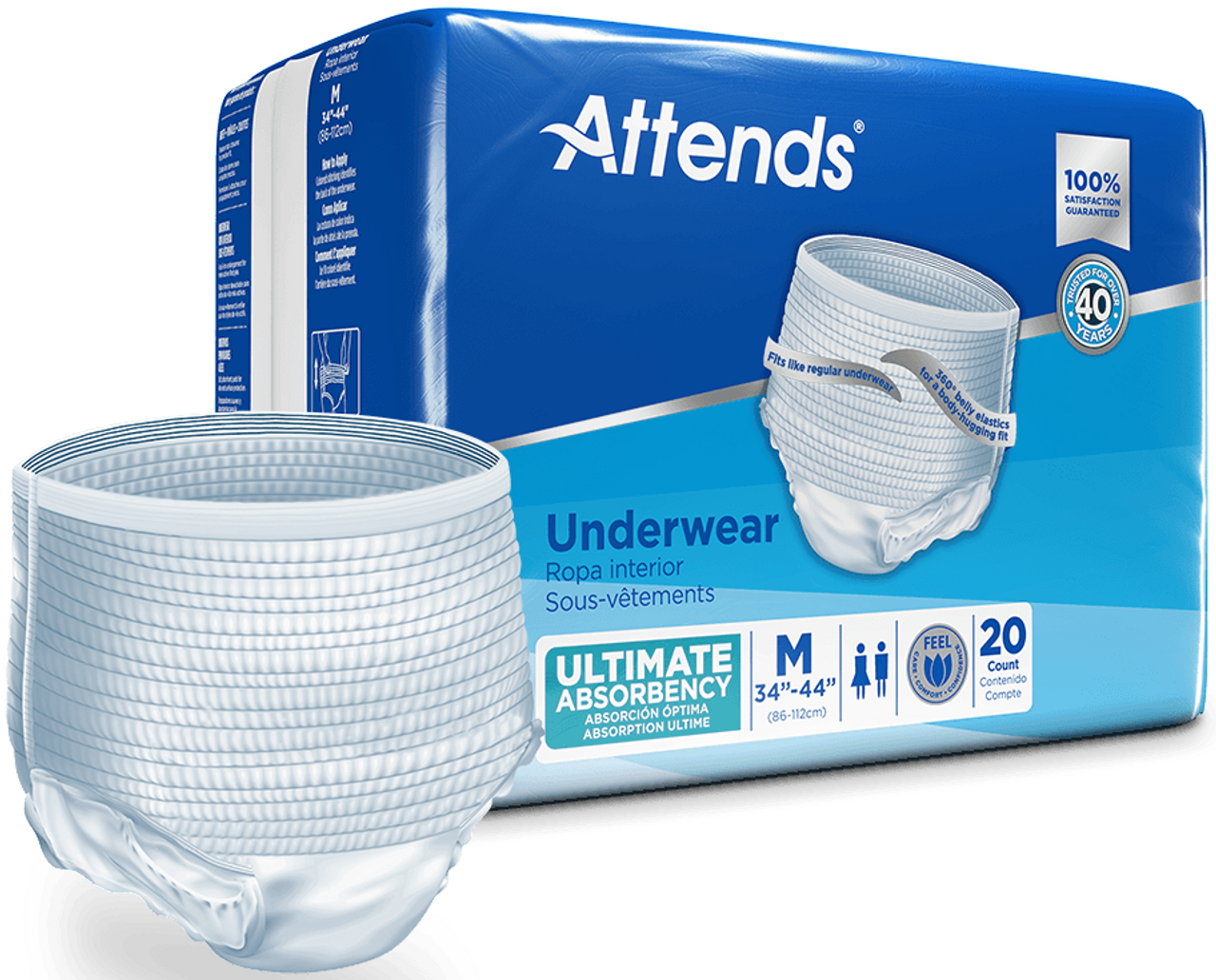 Attends Advanced Underwear Ultimate Absorbency Pull Up