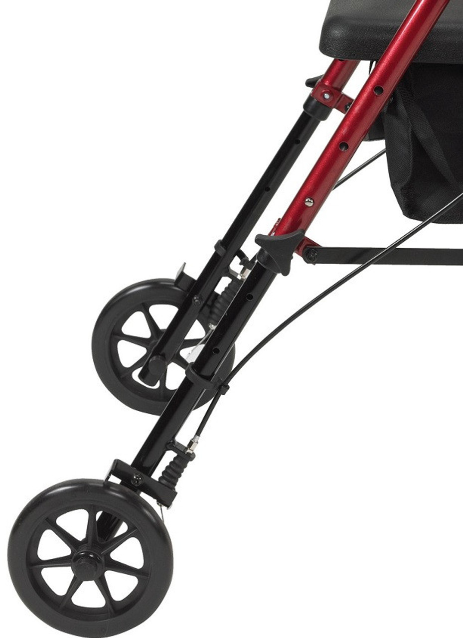Drive RTL10261 Universal Height Aluminum Rollator