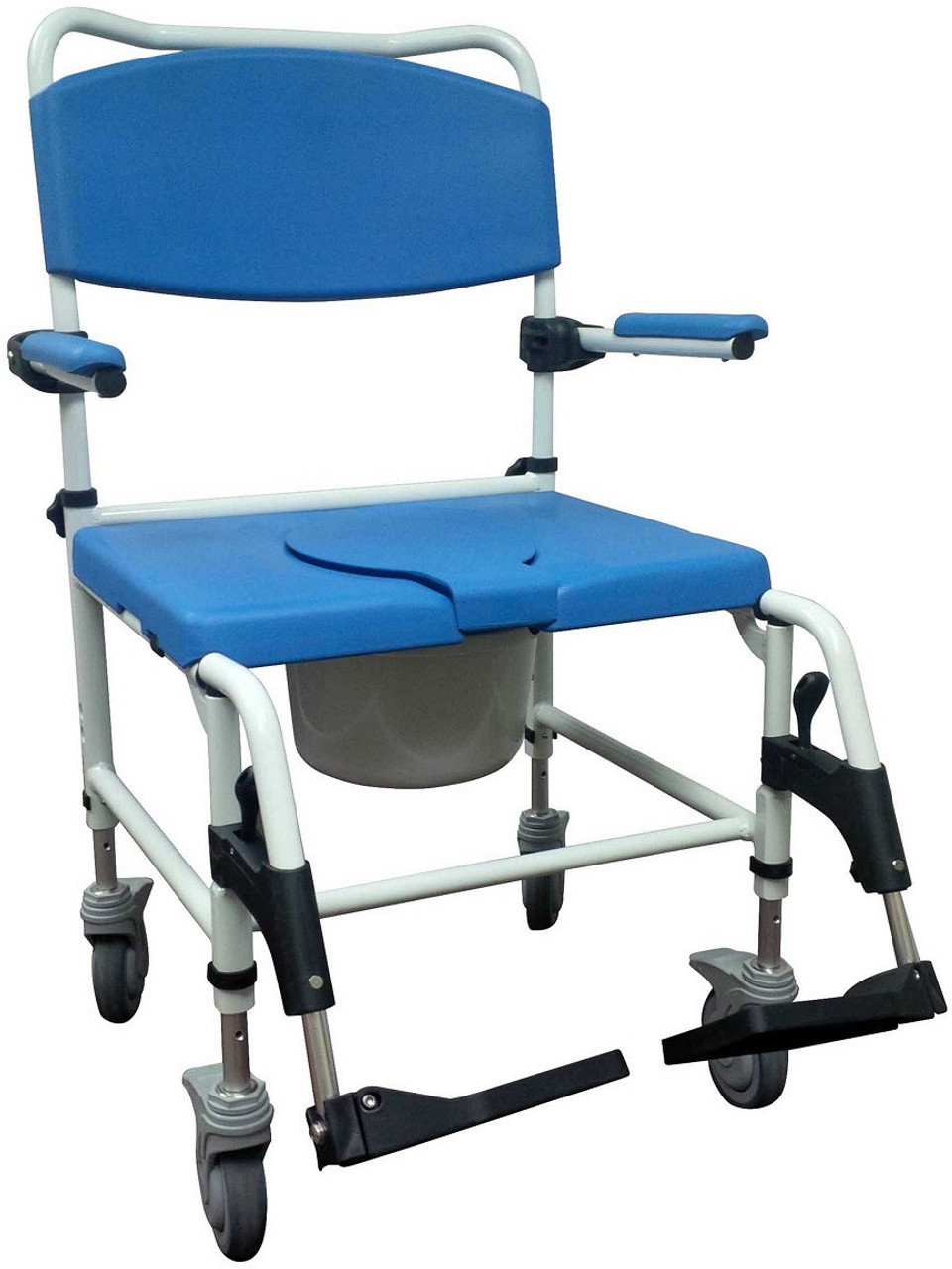 Hospital commode 2025 chair with wheels