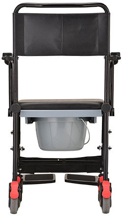 Nova 8805 Drop Arm Commode Transport Chair w/ Wheels