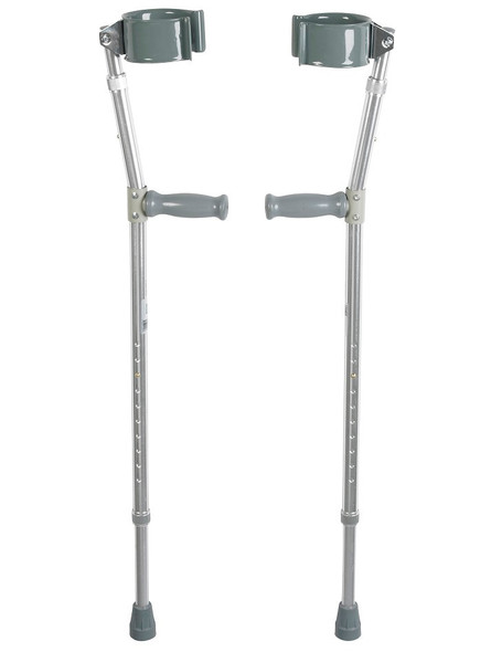 Drive 10403HD heavy duty steel forearm crutches
