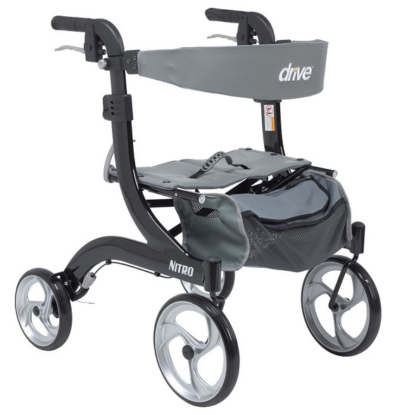 Nitro hemi rollator RTL10266BK-H black frame