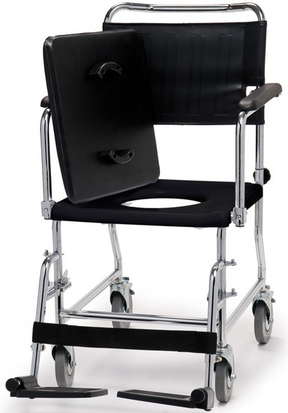 Lumex 6810 Versamode Drop Arm Commode removable seat cushion for commode use