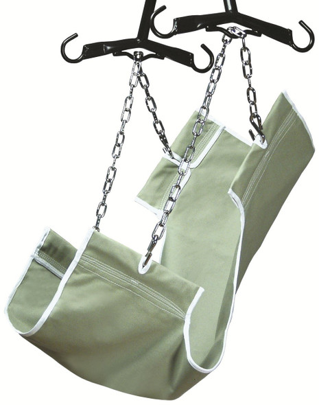 Lumex GF113-C-LC canvas sling with commode opening