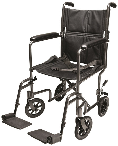 Everest & Jennings steel transport chair