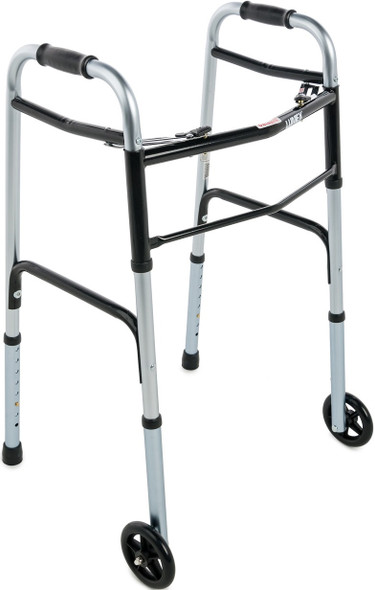 Lumex Adult Walker with Two 5" Wheels 716270B-1S