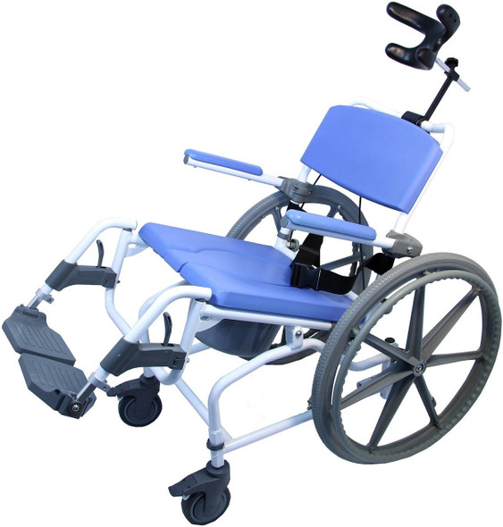 Drive NRS185006 Rehab Shower Commode Chair 24" Wheels