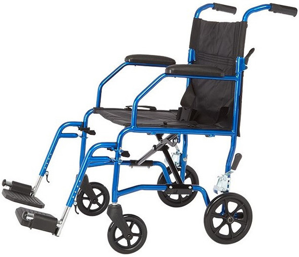 Super Lite L2419 transport chair in Blue