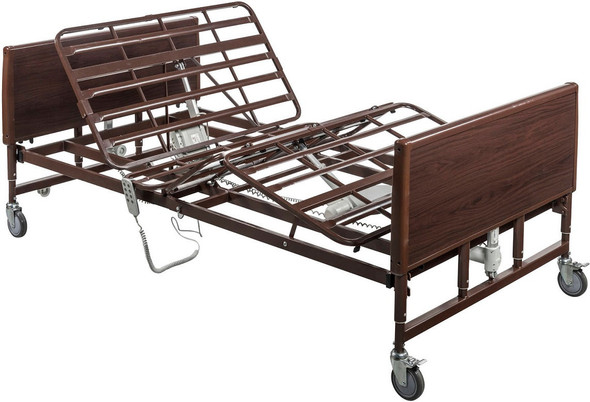 Drive 15302LW bariatric 48" wide bed with head and foot raised