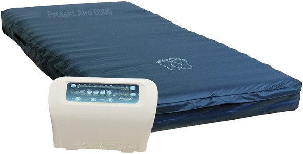 Protekt Aire 6500 10" Alternating Pressure Low Air Loss Mattress & 18 LPM Pump