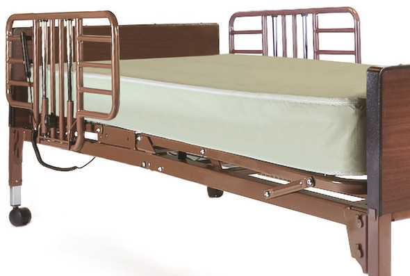 Probasics full electric bed package with half rails and innerspring mattress