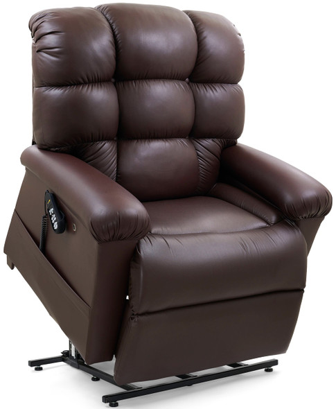 Heavy Duty Maxicomfort Cloud Wide PR510-MXW Lift Chair in Brisa Coffee Bean raised