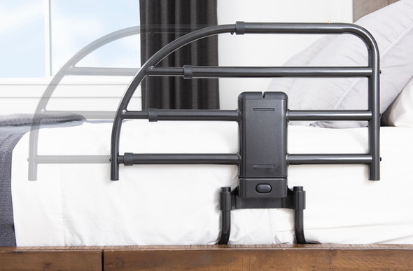 Stander 8965 Click-N-Go Extendable Bed Rail adjusts in length for greater protection