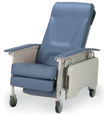 Invacare IH6065A Deluxe Three-Position Hospital Recliner Chairs