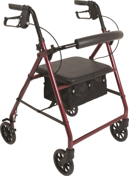 Probasics Aluminum Walker Rollator with 6" Wheels RLA6