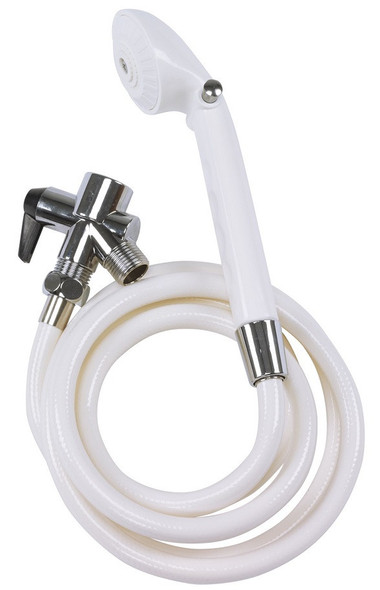 Drive 12037 Hand Held Shower Spray with Diverter Valve include 80" reinforced nylon hose
