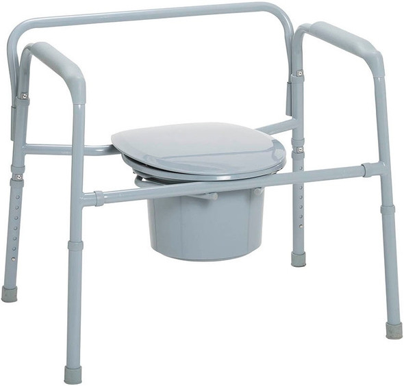 Drive 11117N Heavy Duty Wide Folding Commode