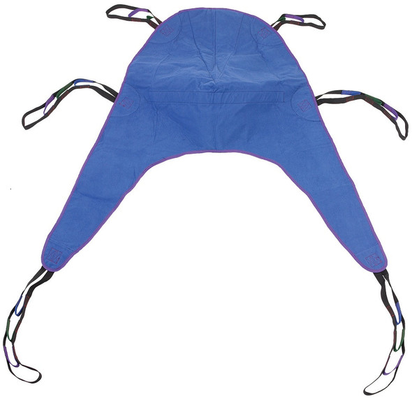 Drive divided leg sling with head support front side