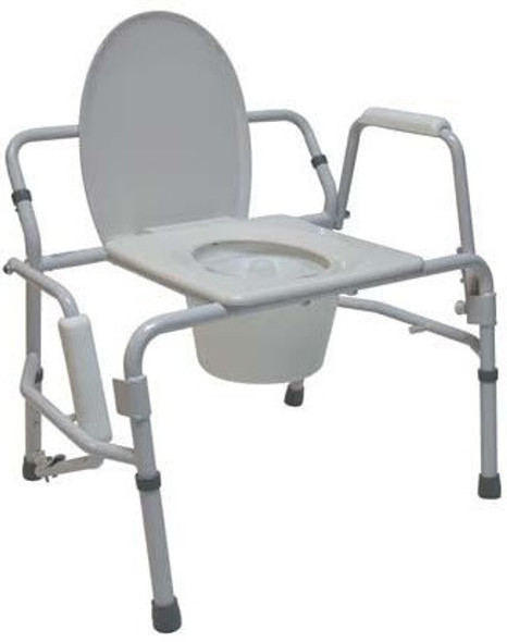 Tuffcare M470 extra wide drop arm commode
