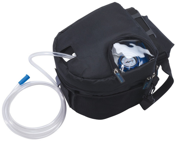 DeVilbiss 7314P-D Vacu Aide Quiet suction unit with battery and carry case