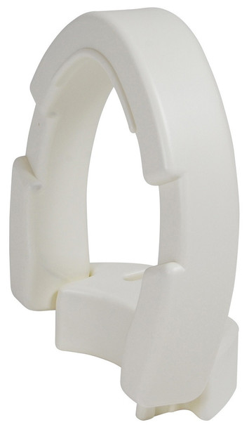 Elongated Hinged Toilet Seat Riser RTL12608 by Drive