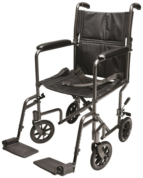 Steel Transport Wheelchair by Everest & Jennings EJ795-1 EJ796-1