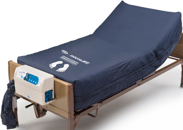 MicroAir MA900 lateral rotation low air loss mattress system close up