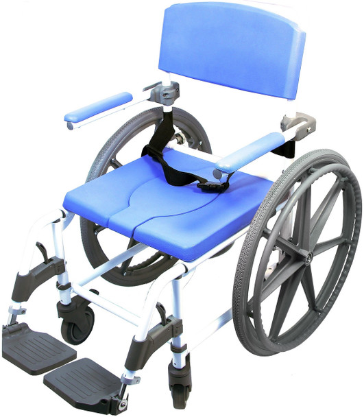 EZee Life shower commode wheelchair right turn angle